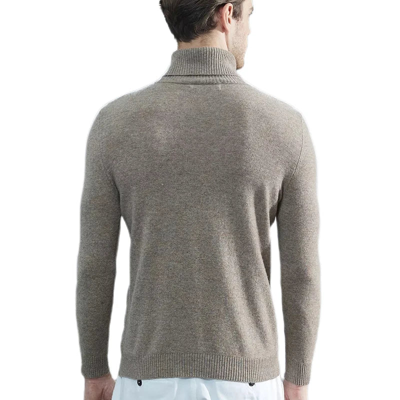 Men's Thick Turtleneck Sweater
