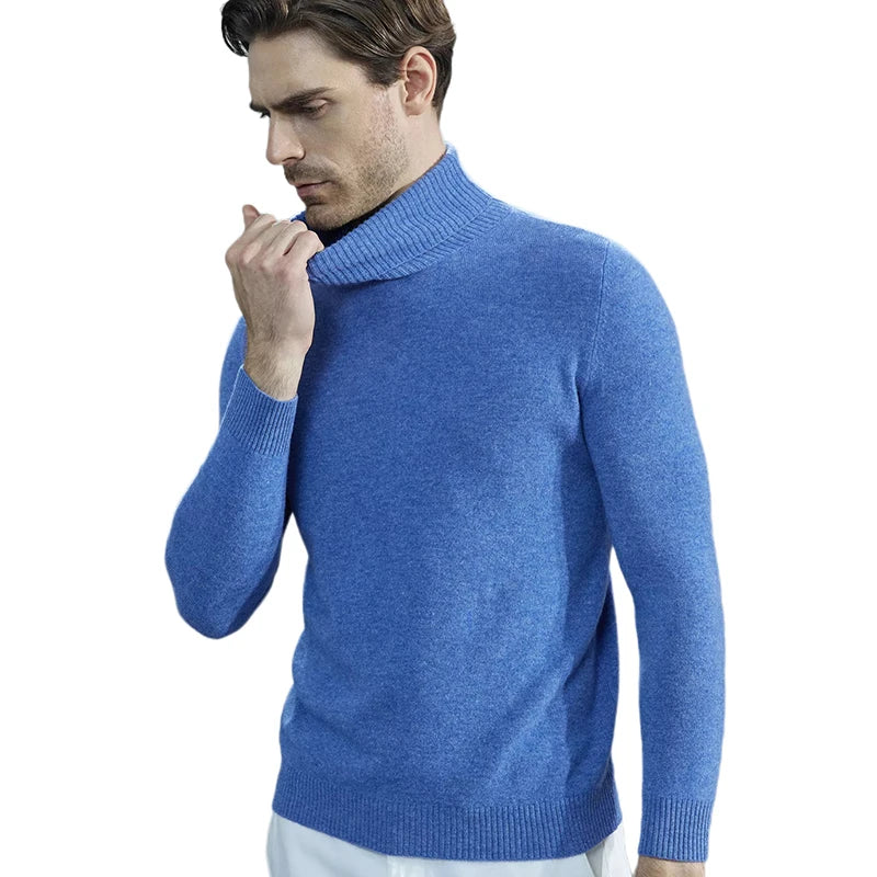 Men's Thick Turtleneck Sweater