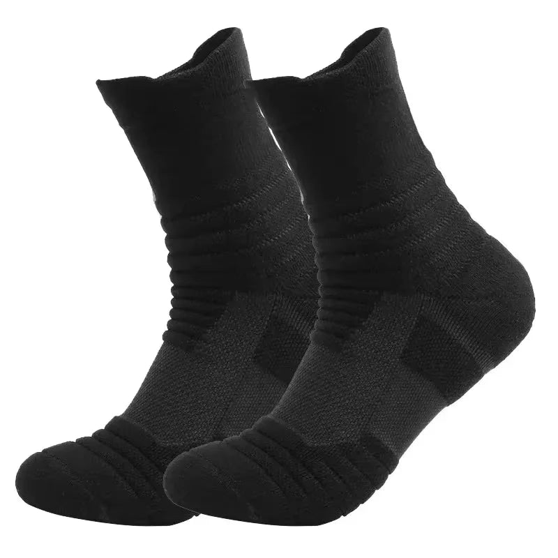 Men's Mid-Calf Sports Socks, 5 Pairs