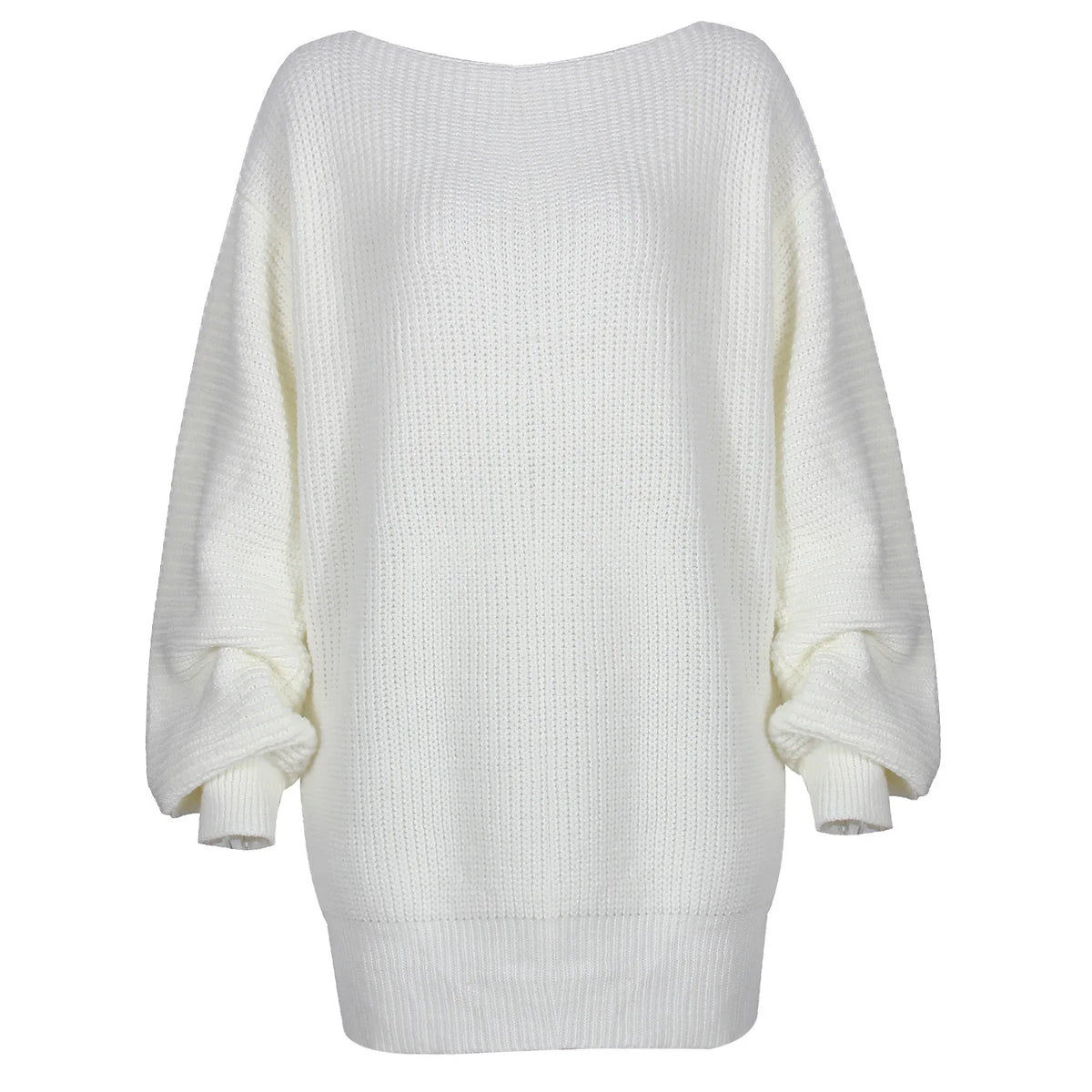 Loose Knit Sweater Mini Dress