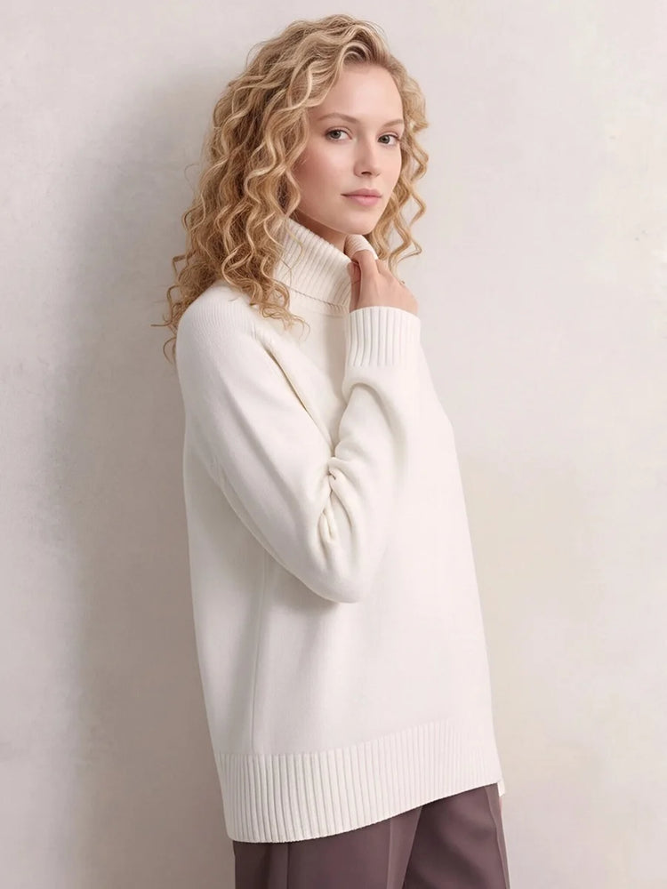Oversized Chunky Turtleneck Sweater