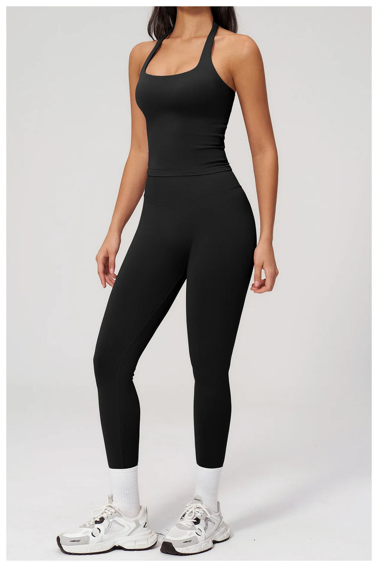 Slim Solid Two-Piece Set