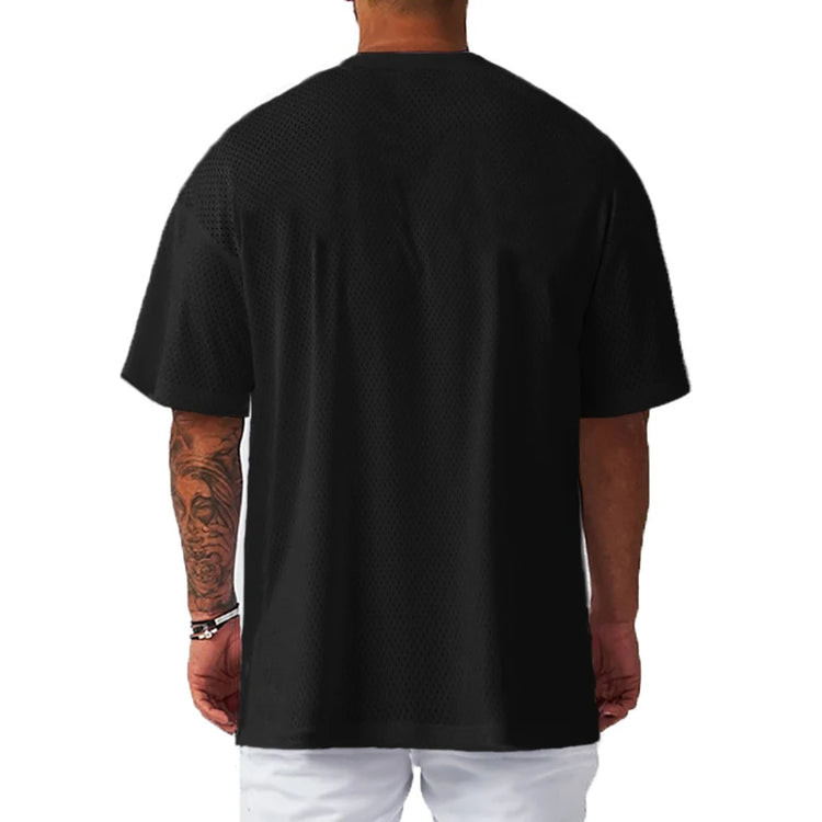 Men's Oversized Mesh T-Shirt