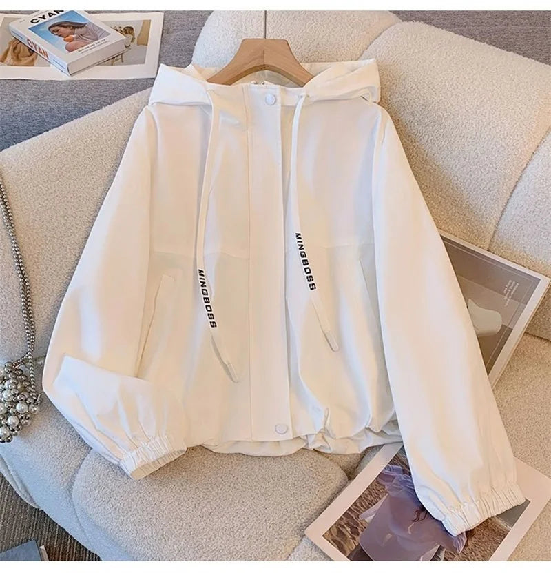 Hooded Windbreaker Jacket