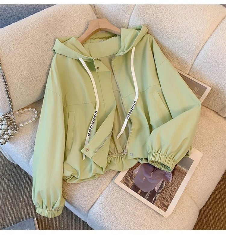 Hooded Windbreaker Jacket