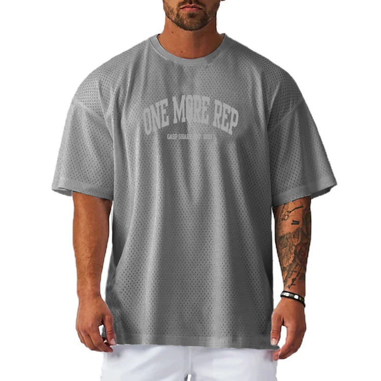 Men's Oversized Mesh T-Shirt