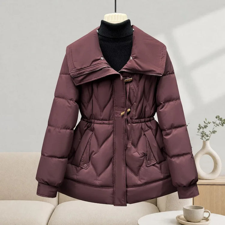 Fur-Collar Puffer Jacket