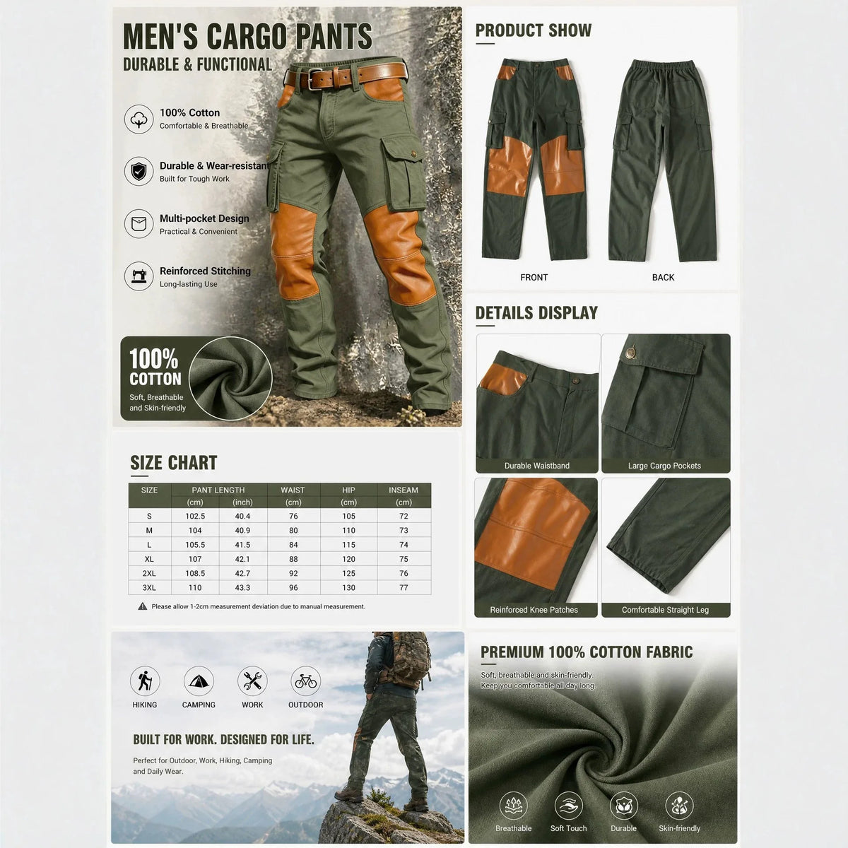 Men's Relaxed Cargo Pants