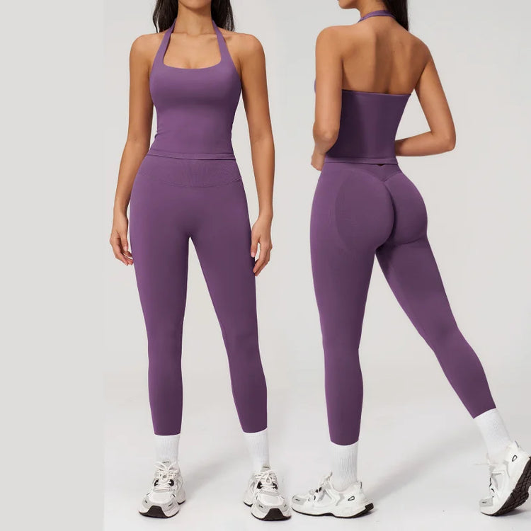 Slim Solid Two-Piece Set