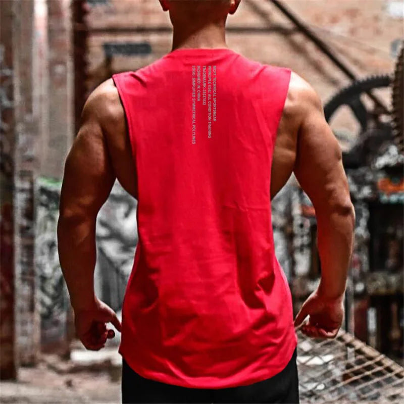 Men's Cut-Off Tank Top