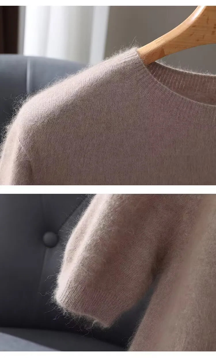 Men's Short-Sleeve Knit Sweater