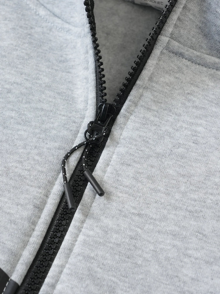Men's Fleece-Lined Hoodie & Pants Set