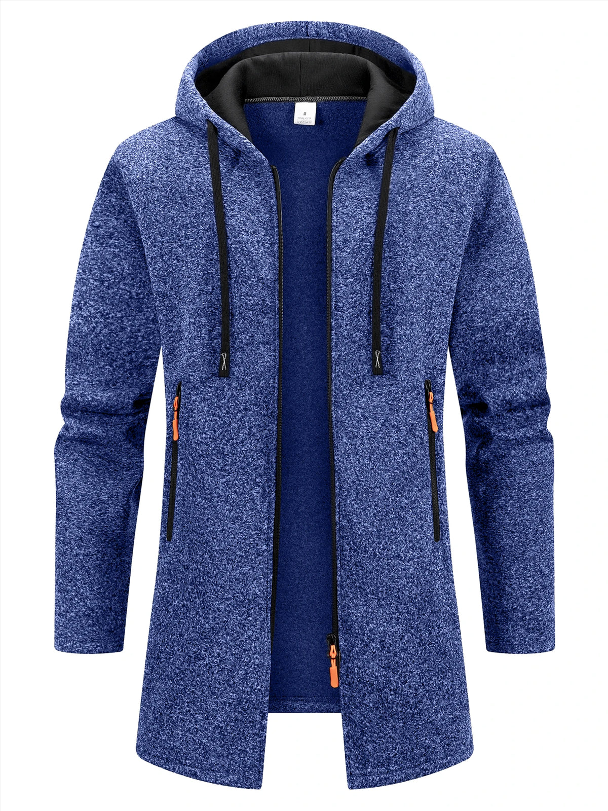 Men's Fleece-Lined Hooded Sweater Coat