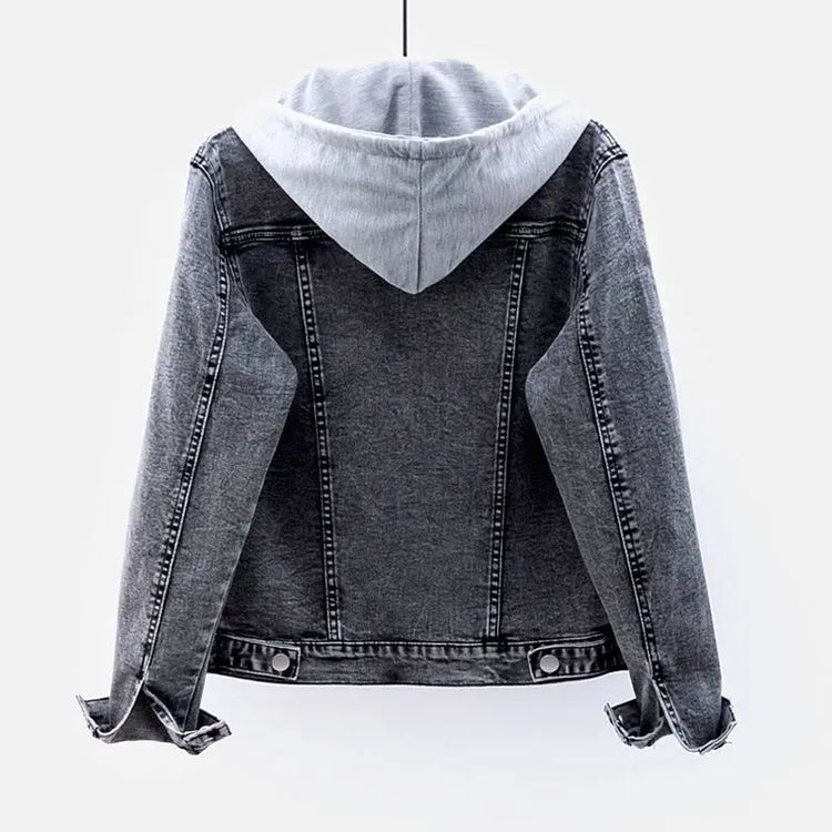 Slim Cropped Denim Jacket