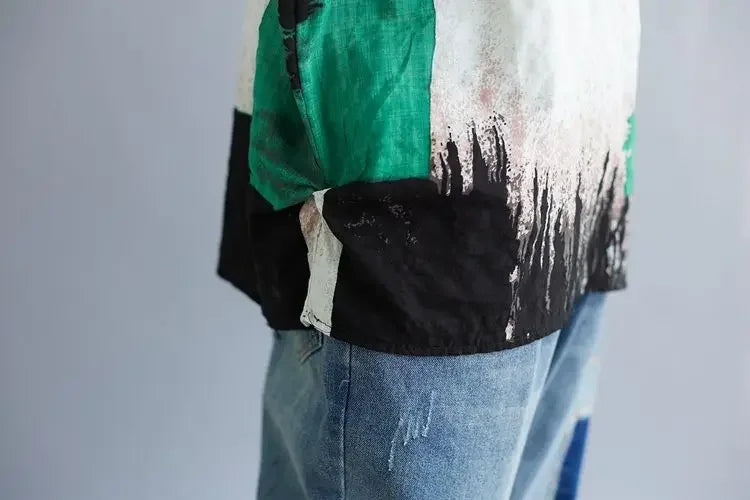 Loose Cotton Linen T-Shirt