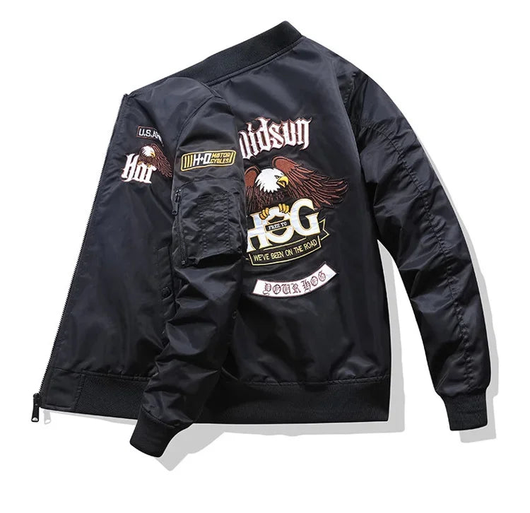 Men's Motorcycle Bomber Jacket