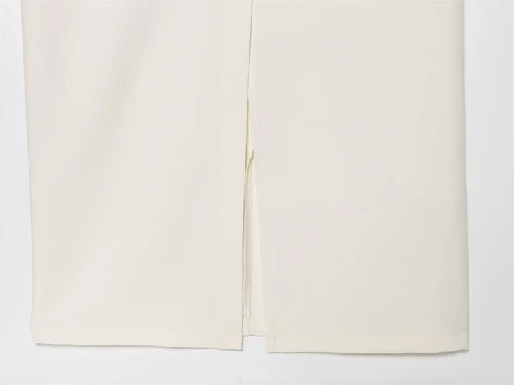 Button-Up Sleeveless Long Dress
