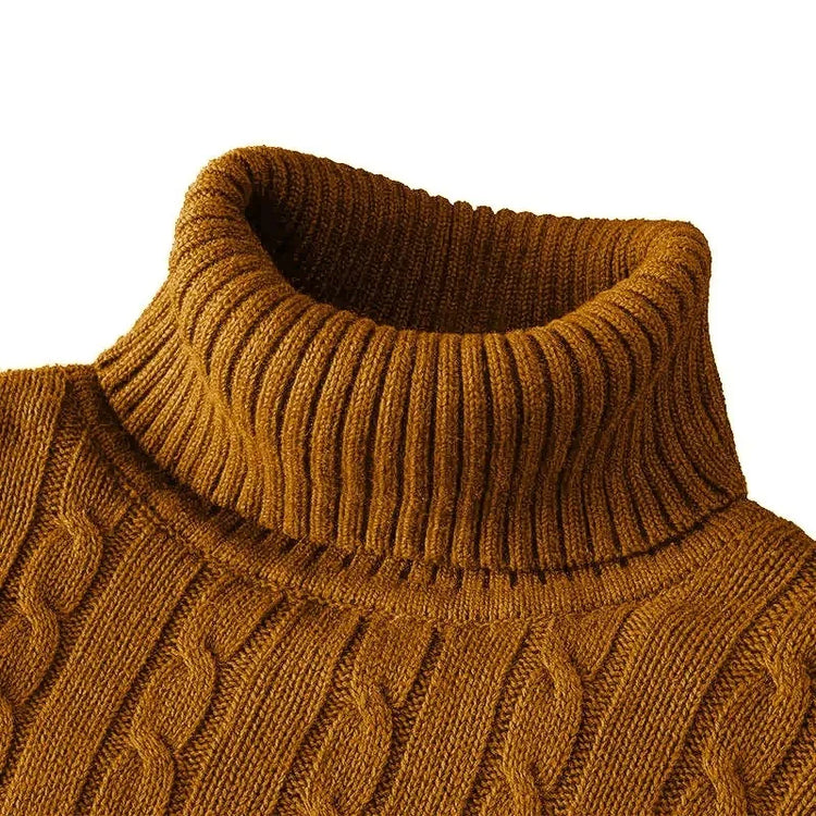 Men's Slim Turtleneck Sweater