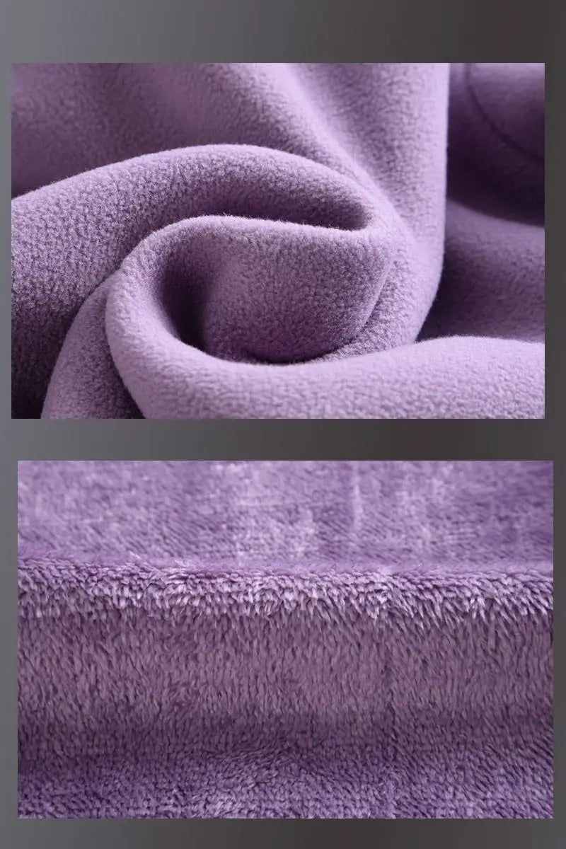 Thickened Fleece Jacket Women's Autumn Winter Casual Loose Windproof Warm Stand Collar Fleece Lined Coat for Mom Outdoor Camp...