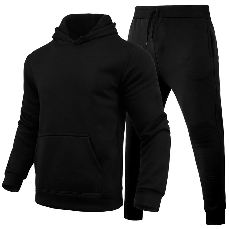 Men's Hooded Sweatshirt & Pants Set