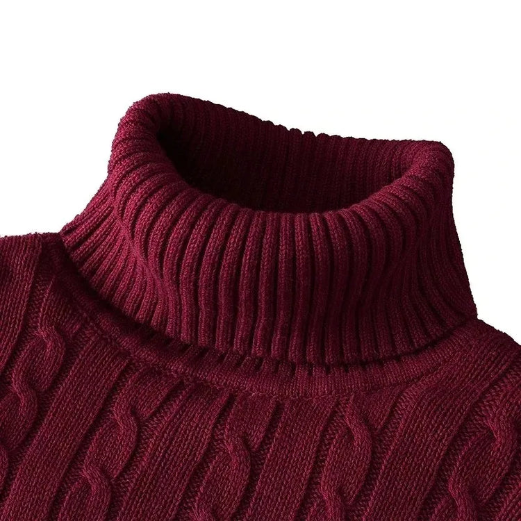 Men's Slim Turtleneck Sweater