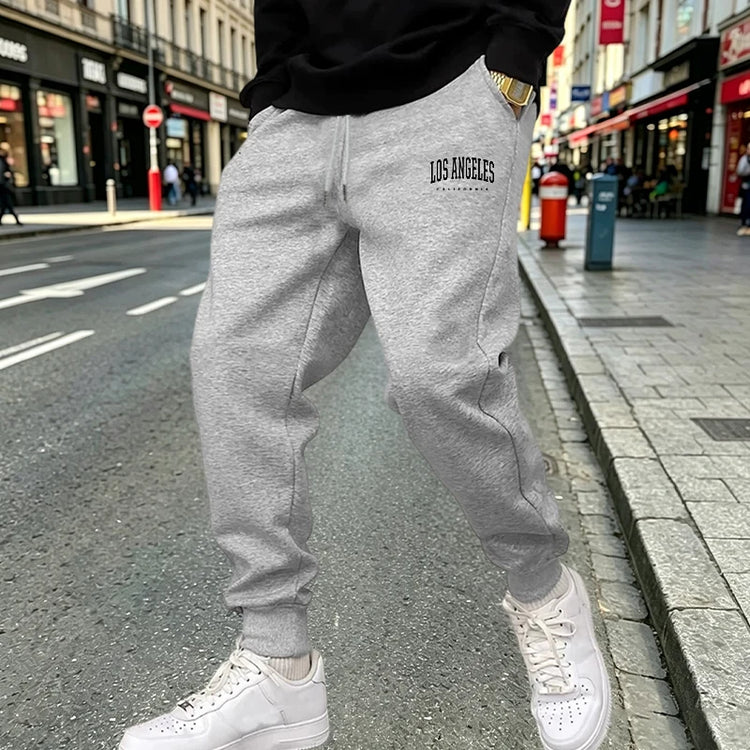 Men's Elastic-Waist Jogger Sweatpants