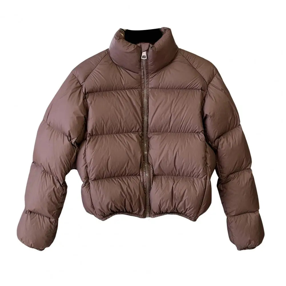 Women Autumn Winter Short Down Jacket Stand Collar Warm Casual Elegant Sleeveless Coats Outdoor Quilted Travel Jackets Clothes