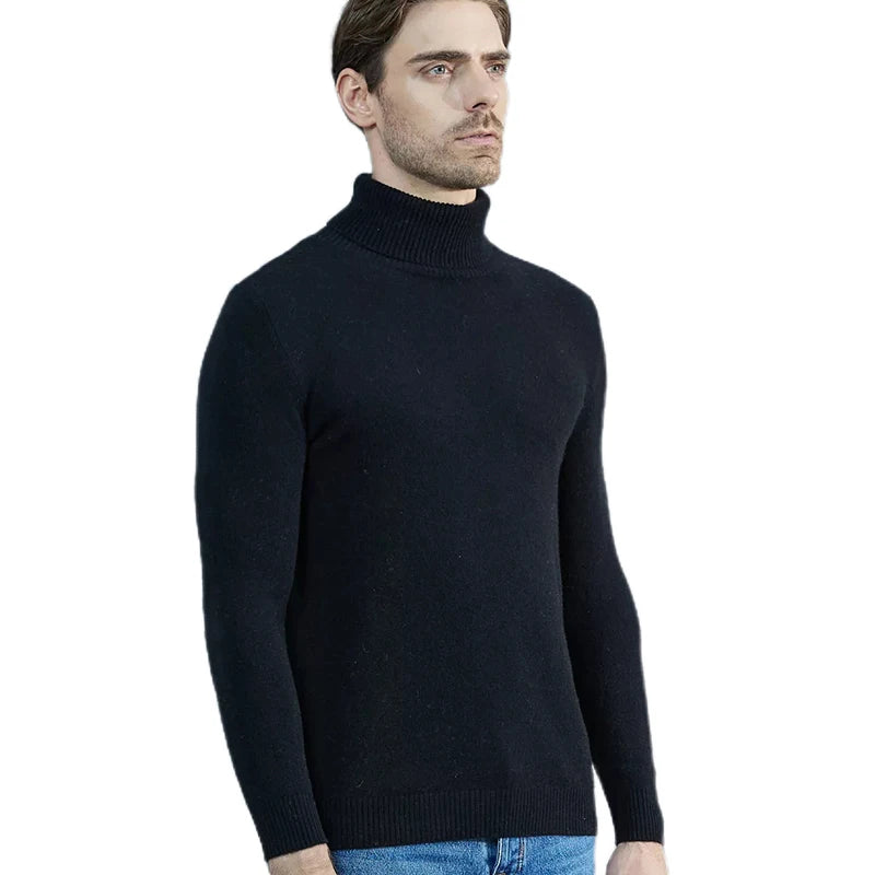 Men's Thick Turtleneck Sweater