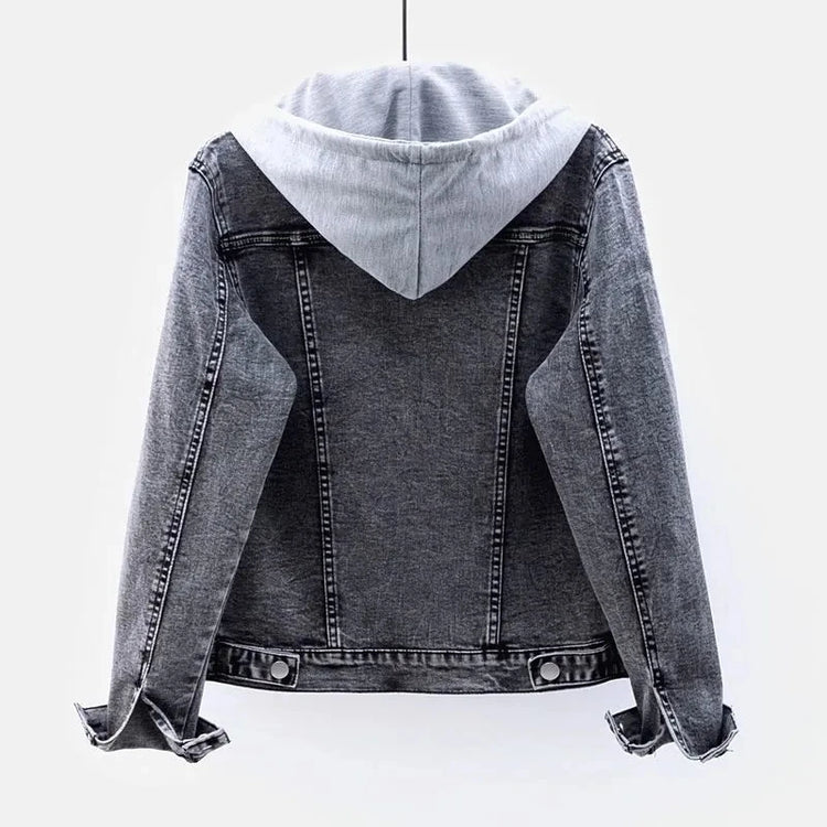 Slim Denim Moto Jacket