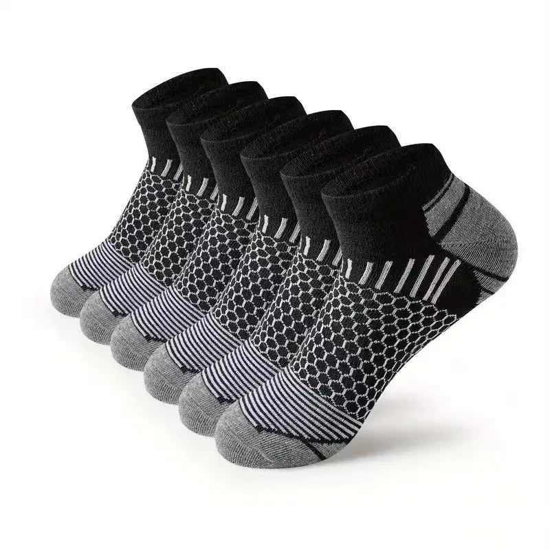 Men's Athletic Ankle Socks, 12 Pairs