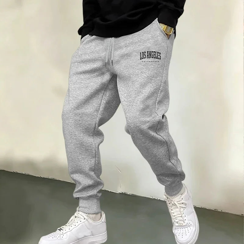 Men's Elastic-Waist Jogger Sweatpants