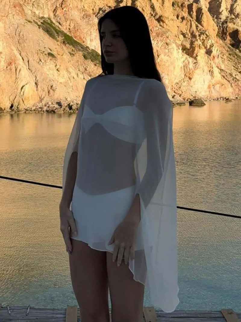 Sheer Chiffon Blouse
