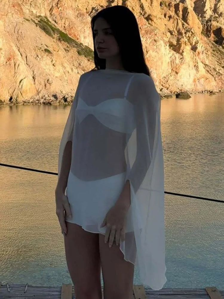 Sheer Chiffon Blouse