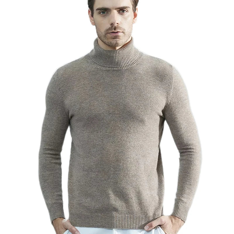 Men's Thick Turtleneck Sweater