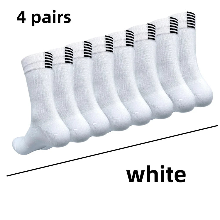 Quick-Dry Cycling Socks, 4 Pairs