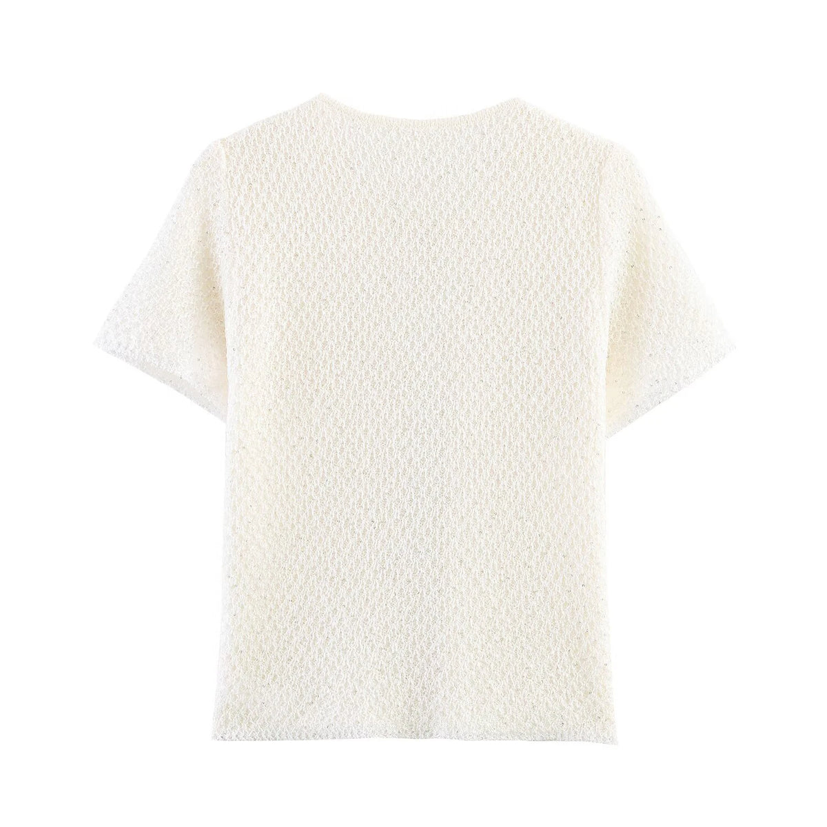 Pearl-Trim Knit Sweater Vest