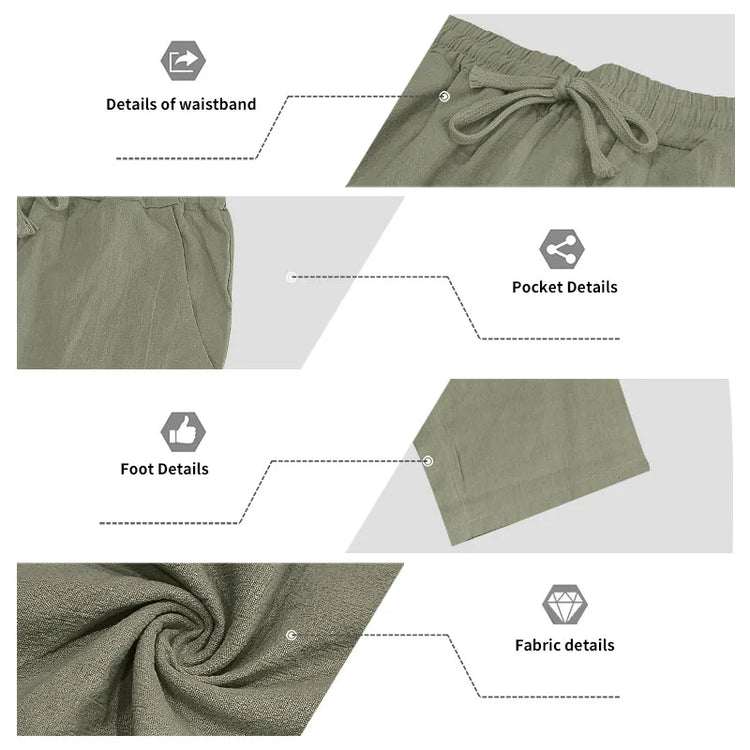Men's Polo Shirt & Straight-Leg Pants Set