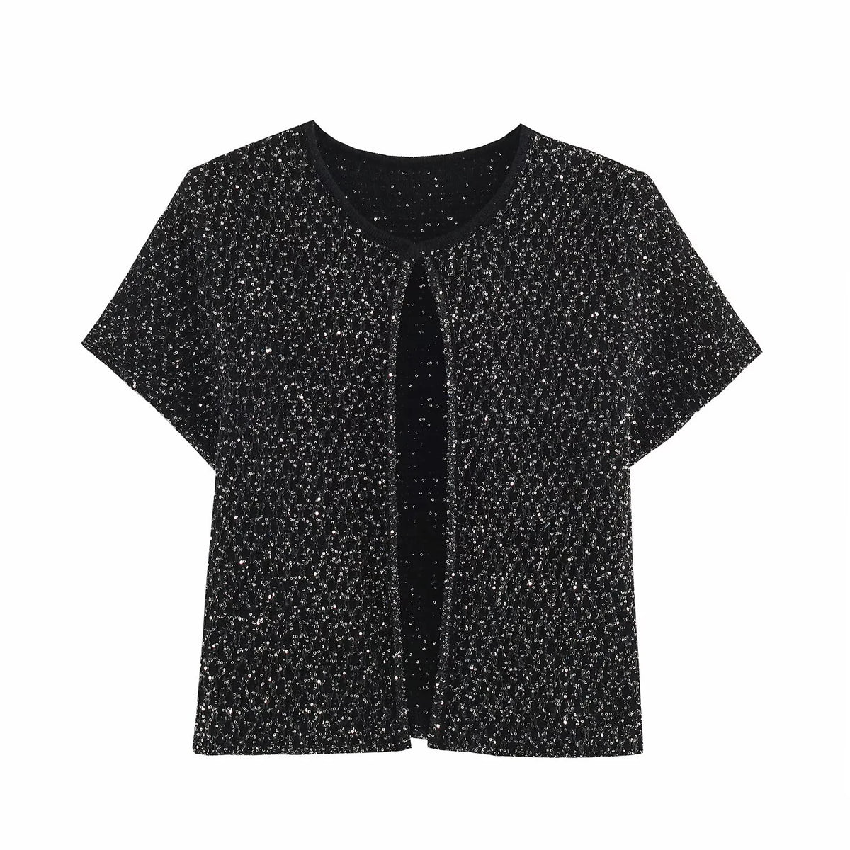 Pearl-Trim Knit Sweater Vest