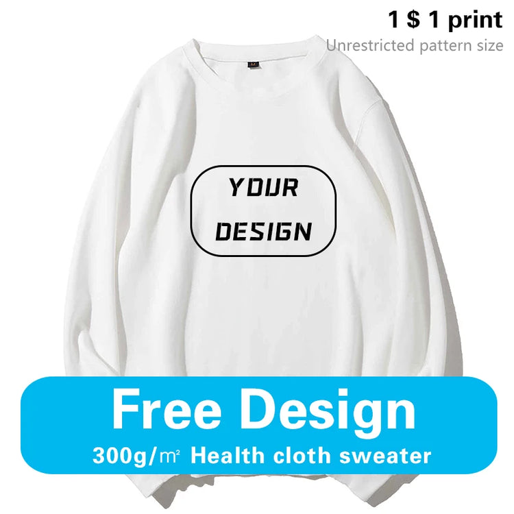 Custom Print Sweatshirt Top