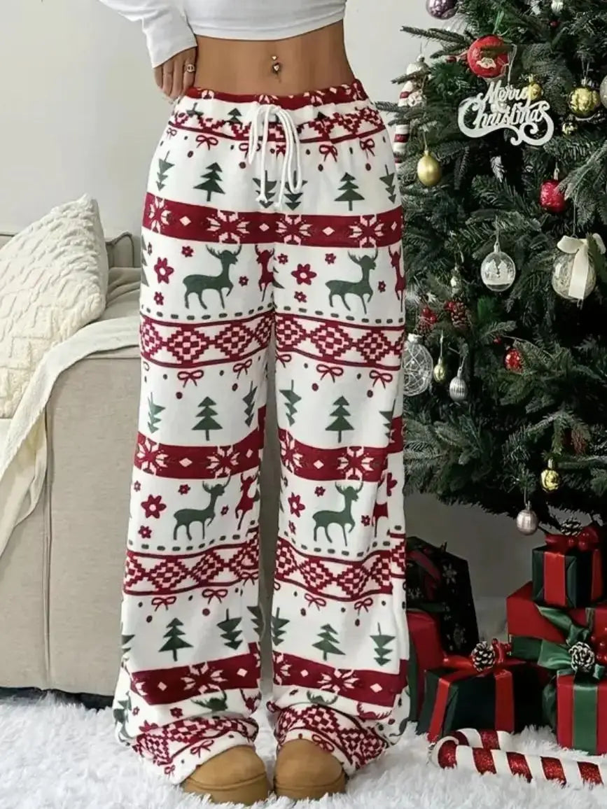 Elastic-Waist Winter Pants