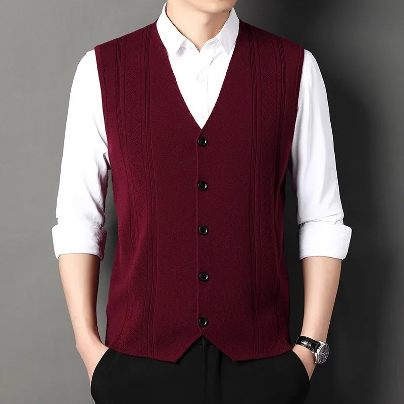 Men's Knit Sweater Vest