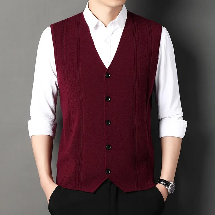 Men's Knit Sweater Vest