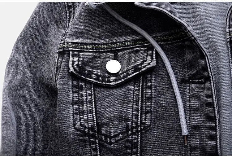 Slim Denim Moto Jacket