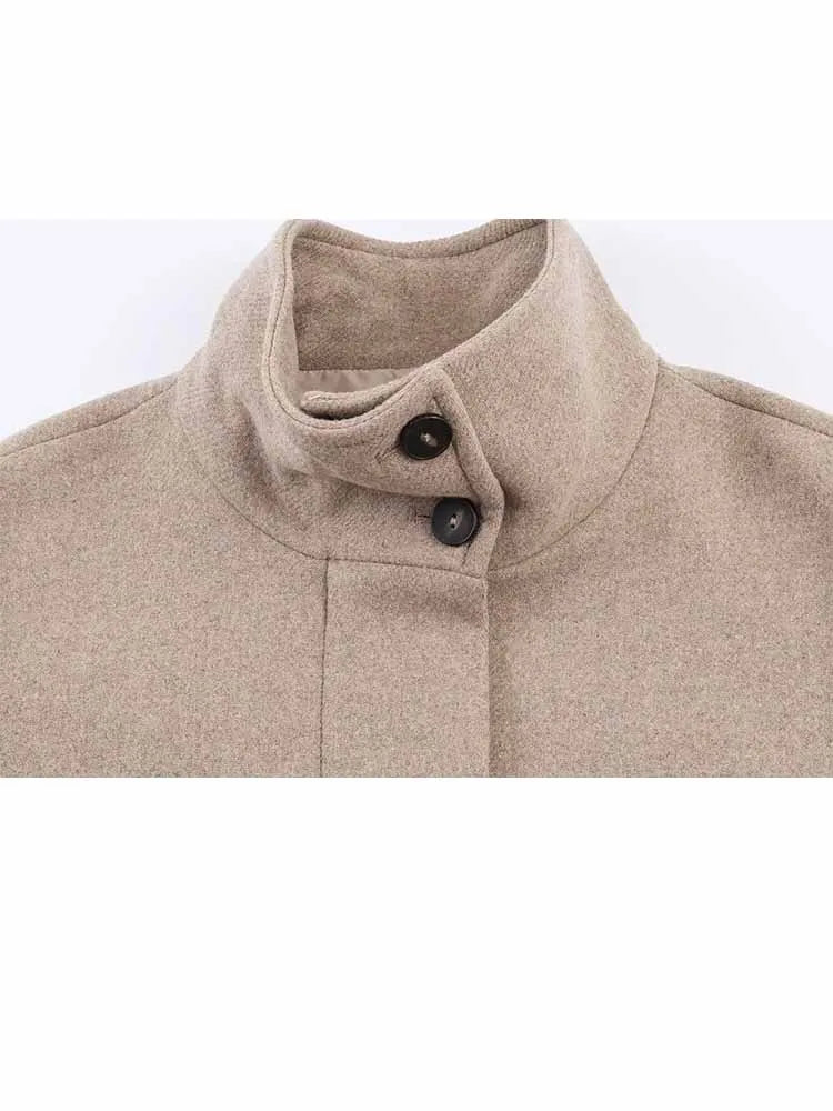 High-Collar Short Jacket