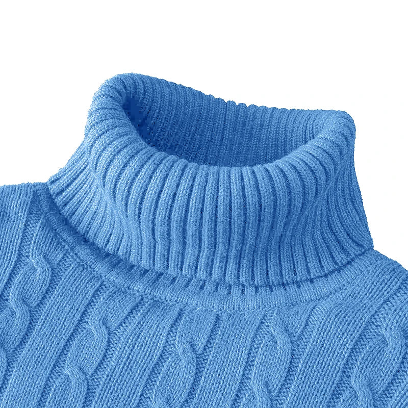 Men's Slim Turtleneck Sweater