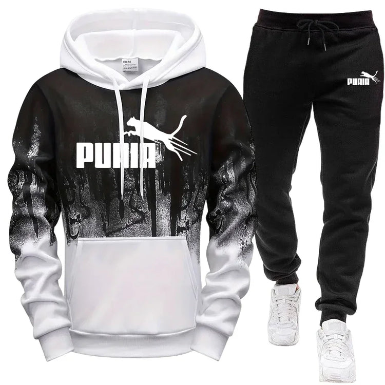 Men's Outdoor Hoodie & Pants Set
