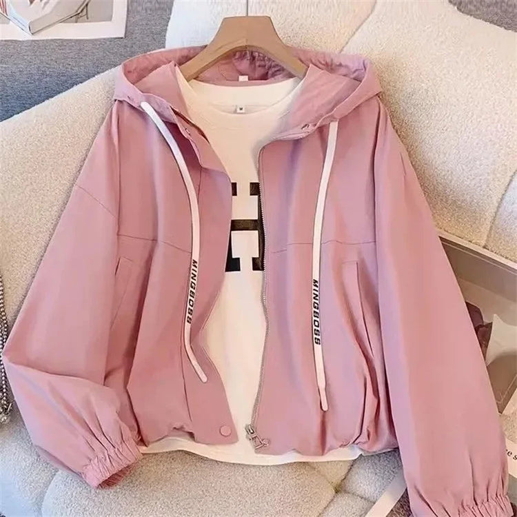 Hooded Windbreaker Jacket
