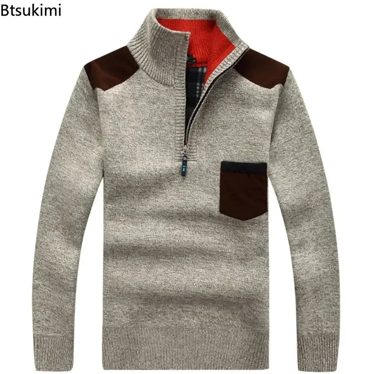 Men's Half-Zip Fleece Sweater