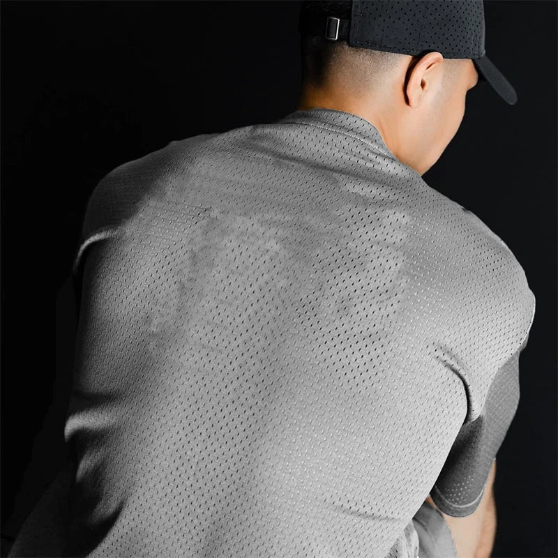 Men's Oversized Mesh T-Shirt