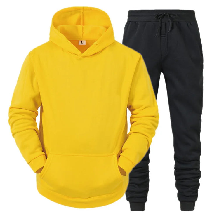 Men's Sporty Hoodie & Pants Set